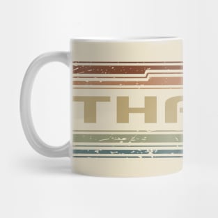 Thrice Retro Lines Mug